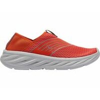 [BRM2034387] 호카 원 ONE Ora 리커버리 슈즈 맨즈 1099677-MRLR (Mandarin Red / White)  HOKA Recovery Shoe Men&#039;s
