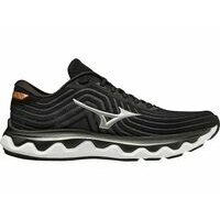 [BRM2071394] 미즈노 웨이브 호라이즌 6 2E 발볼넓음 맨즈 411352-9073 (Wide -- Black / Silver) 런닝화 Mizuno Wave Horizon Men&#039;s Wide