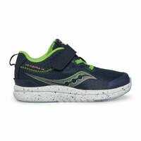 [BRM2155191] 써코니 리틀 키즈 킨바라 14 A/C Jr. Youth SL266830.1 런닝화 (Navy/Green)  Saucony Little Kid&#039;s Kinvara