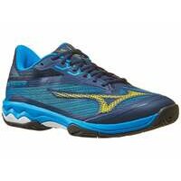 미즈노 웨이브 Exceed 라이트 2 Blue/Bolt 슈즈 맨즈 550045-5Q3B 테니스화  Mizuno Wave Light Shoes