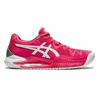 [BRMA1231514] 아식스 젤 레졸루션 8 테니스화 핑크 Cameo/White 우먼스 1042A072-702 () Asics Gel Resolution Womens Tennis Shoe Pink