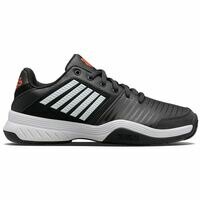 [BRM2084371] 케이 스위스 코트 익스프레스 테니스화 맨즈 05443-043 (Jet Black/White/Spicy Orange)  K Swiss Court Express Mens Tennis Shoe