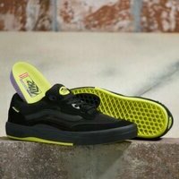 [BRM2099020] 반스 웨이비 스케이트보드 슈즈 맨즈 (Black/Sulphur)  Vans Wayvee Skateboard Shoe