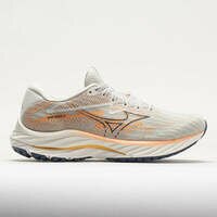 [BRM2156186] 미즈노 웨이브 라이더 27 메쉬 우먼스 411418.0DNS 런닝화 (Snow White/Nightshadow Blue)  Mizuno Wave Rider Mesh