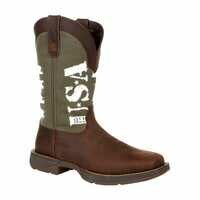 [BRM2012438] ★Wide(발볼넓음) 듀랑고 레벨 men&amp;rsquo;s 웨스턴 부츠 맨즈 DDB0313  (Brown)  durango rebel western boot