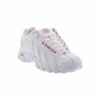 [BRM2021494] ★Medium(발볼보통) 케이스위스 st329 cmf 워킹 슈즈 우먼스 93426-156 트레이닝화 (White)  k-swiss women&#039;s walking shoe