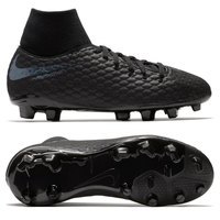 [BRM1902402] 나이키 Youth 하이퍼베놈 팬텀  III 아카데미 DF FG 키즈 AH7287-001 축구화 (Black Pack)  Nike HyperVenom Phantom Academy