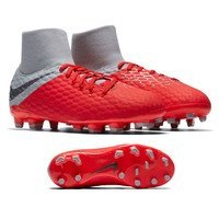 [BRM1908493] 나이키 Youth 하이퍼베놈 팬텀 III 아카데미 DF FG 키즈 AH7287-600 축구화 (Light Crimson)  Nike HyperVenom Phantom Academy