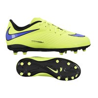 [BRM1914315] 나이키 Youth 하이퍼베놈 펠론 FG 축구화 키즈 599062-758 (Volt/Black)  Nike HyperVenom Phelon Soccer Shoes