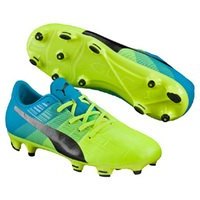 [BRM1974602] 퓨마 Youth 에보파워 1.3 FG 축구화 키즈 103556-01 (Safety Yellow)  Puma evoPower Soccer Shoes