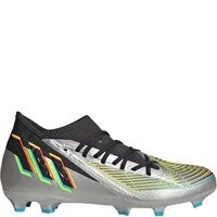 [BRM2115688] 아디다스 프레데터 Edge.3 FG 실버 Metallic/Black 축구화 맨즈 HR1524  adidas Predator Silver Soccer Cleats