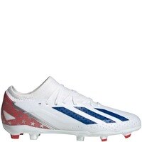 [BRM2159117] 아디다스 엑스 Crazyfast USA.3 FG White/Blue/Red 펌그라운드 축구화 맨즈 IG0665  adidas X Firm Ground Soccer Cleats