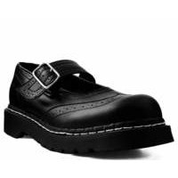 [BRM1955858] 티유케이 블랙 TUK스킨™ 브로그 마리 제인 우먼스 T2269  T.U.K. Black TUKskin™ Brogue Mary Jane Janes