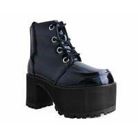 [BRM2080965] 티유케이 블랙 프리즘 Nosebleed 부츠 플랫폼 우먼스 A3076L  T.U.K. Black Prism Boot Platforms