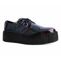 [BRM2124912] 티유케이 버건디 그라디언트 DRing 몬도 크리퍼 클리퍼 우먼스 V3111  T.U.K. Burgundy Gradient Mondo Creeper Creepers