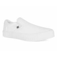 [BRM2185605] 티유케이 화이트 트윌 슬립온 크리퍼 클리퍼 스니커 스니커즈 우먼스 A3224  T.U.K. White Twill SlipOn Creeper Sneaker Sneakers