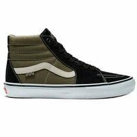 [BRM2148510] 반스 스케이트 Sk8Hi 맨즈  (Black/Olive)  Vans Skate