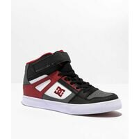[BRM2167445] 디씨 퓨어 하이 탑 White, 레드 &amp; 그레이 스케이트보드화  365236  DC Pure High Top Red Grey Skate Shoes