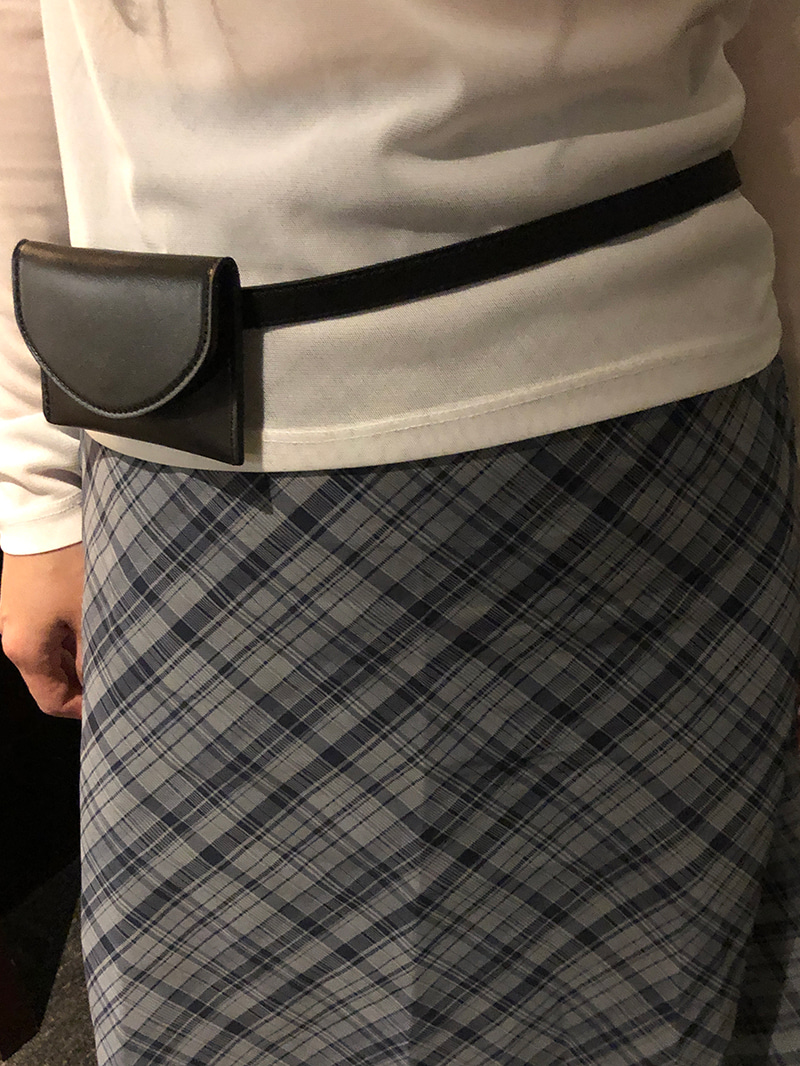 card wallet belt