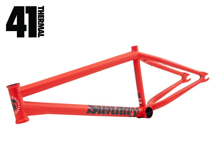 [Restock] SUNDAY SOUNDWAVE V3 BMX FRAME (41-Thermal®) -Matte Fire Red [20.5&quot;(조기 품절) / 20.75&quot; / 21&quot;TT]