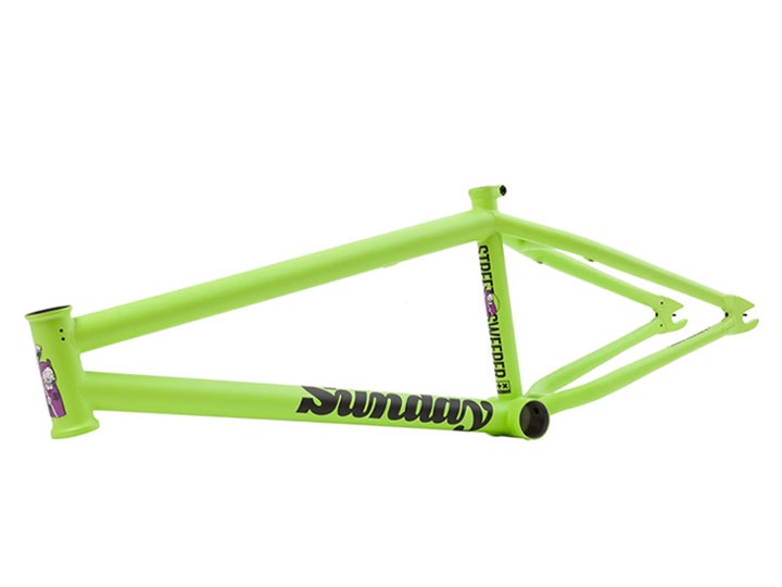 [Restock] SUNDAY JAKE SEELEY&#039;s STREET SWEEPER BMX FRAME -Matte Kiwi [20.5&quot;tt(품절) / 20.75&quot;tt]