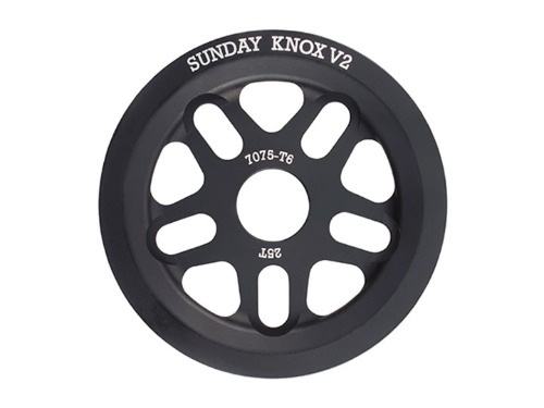 [Restock] SUNDAY KNOX V2 SPROCKET Black -25T(재입고) / 28T-