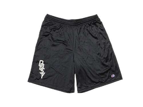 ODSY INTERLOCK CHAMPION MESH SHORTS Black