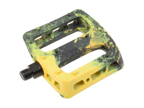 ODYSSEY TWISTED PRO PEDALS -Mustard/Black SWIRL-