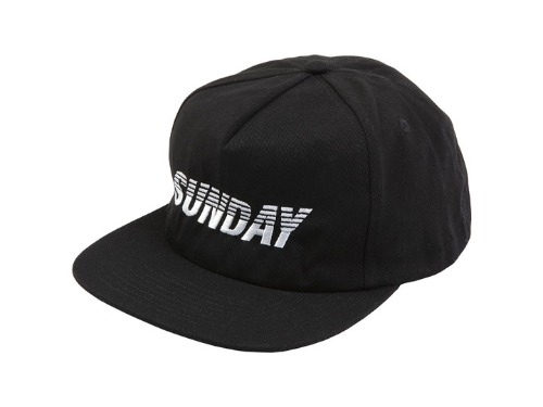 [Restock] SUNDAY X SHREDD 5-PANEL UNSTRUCTURED HAT Black [Limited Edition]