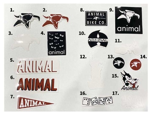 ANIMAL STICKER -Each 개당 판매-