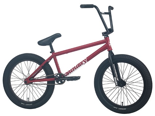 [4차 물량 재입고!] SUNDAY FORECASTER -FC- 20.75&quot;TT BMX -MATTE MAROON- [포어케스터 20.75&quot;TT 무광 마룬(프리코스터 허브)]