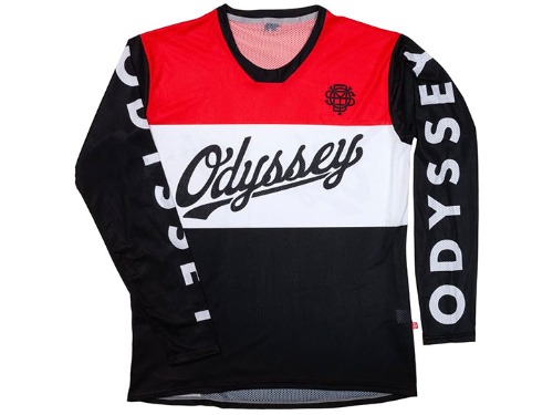 [New] ODYSSEY Slugger Race Jersey Black/White/Red