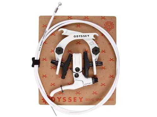 [New] ODYSSEY EVO 2.5 BRAKE KIT (U-BRAKE, MONOLEVER, SLIC KABLE) -White- [Limited Edition]