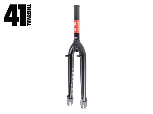 [New] ODYSSEY F-ZERO FORKS [0mm Offset W/990 REMOVABLE BRAKE MOUNTS (41-Thermal)] -Rust Proof Black-