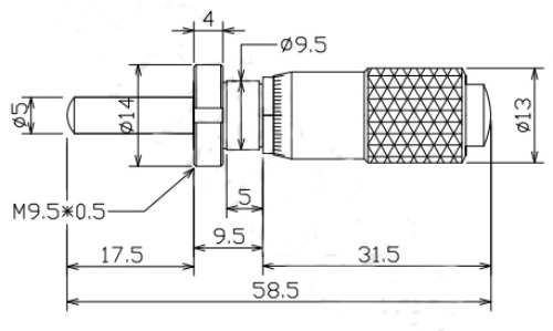 MHS13-1N,13mm,마이크로미터,마이크로미터 헤드,에스에이치코리아,MICROMETER HEAD,SHKOREA