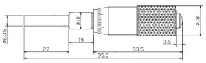 MHS25-1P,25mm,마이크로미터,마이크로미터 헤드,에스에이치코리아,MICROMETER HEAD,SHKOREA