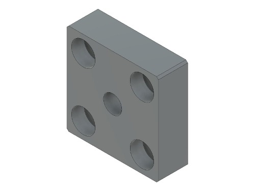 C16-CB-BKP Cage Blank Plate for Cube Joint