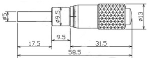 MHF13-1P (13MM) 너트(X), 평형