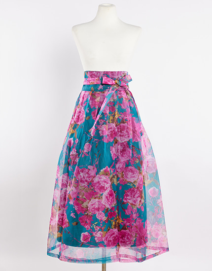 Oksa Rose Hanbok Wrap Skirt SUM SIM