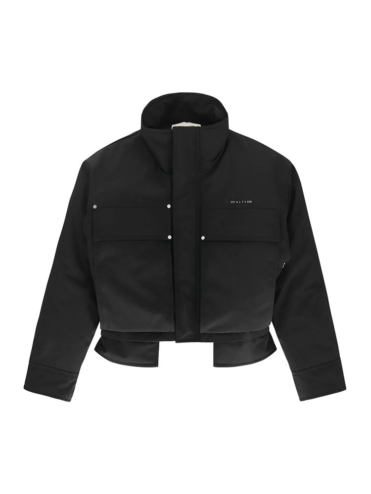 BLACK NYLON AVIATOR JACKET  알릭스 블랙 나일론 에비에이터 자켓 - 아데쿠베