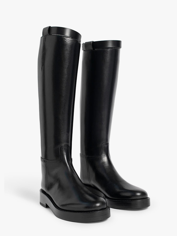 BLACK STAN RIDING BOOTS  앤 드뮐미스터 블랙 스탠 라이딩 부츠 - 아데쿠베