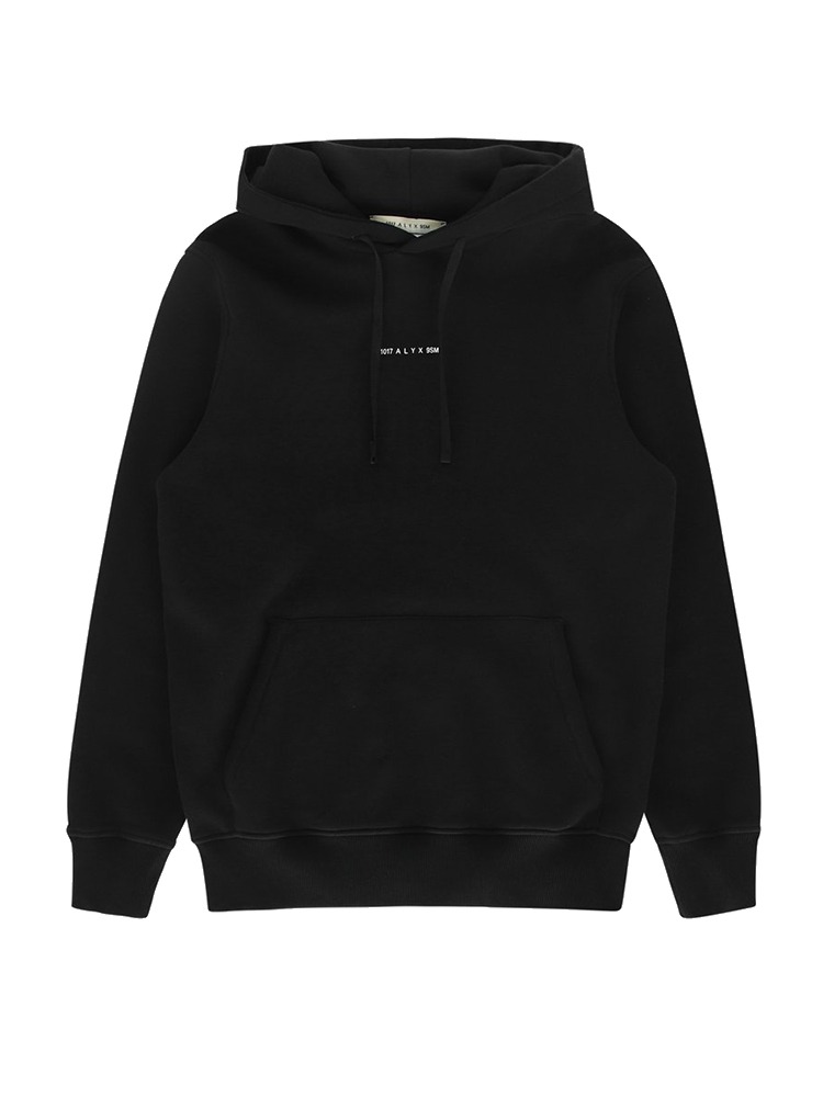 BLACK COLLECTION LOGO HOODED SWEATSHIRT  알릭스 블랙 컬렉션 로고 후드 스웨트셔츠 - 아데쿠베