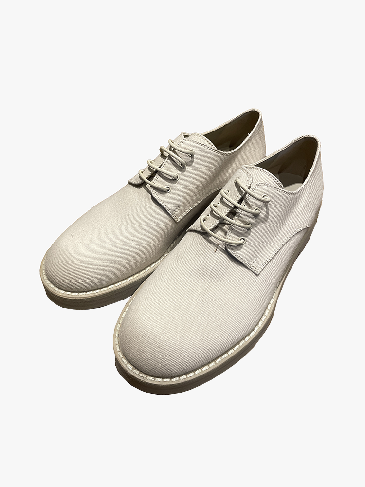 BEIGE OLIVIER LACE UP LOAFERS  앤 드뮐미스터 베이지 올리비에 레이스 업 로퍼 - 아데쿠베