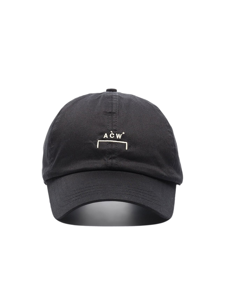 BLACK COTTON BRACKET CAP  ACW(어콜드월) 블랙 코튼 브라켓 캡 - 아데쿠베