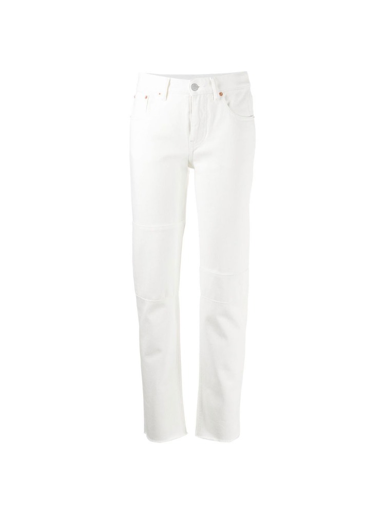 WHITE RAW EDGE JEANS  MM6 화이트 로우 엣지 진 - 아데쿠베