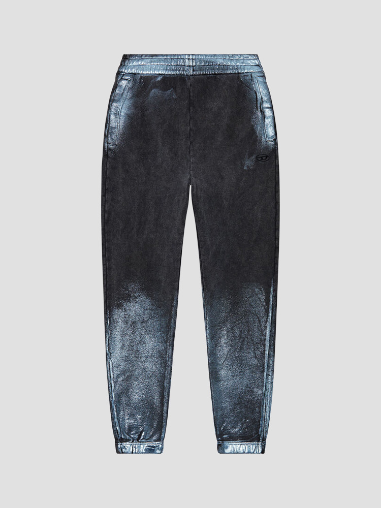 GRAY LEB FADED METALLIC SWEATPANTS  디젤(DIESEL) 그레이 페이드 메탈릭 스웨트팬츠 - 아데쿠베