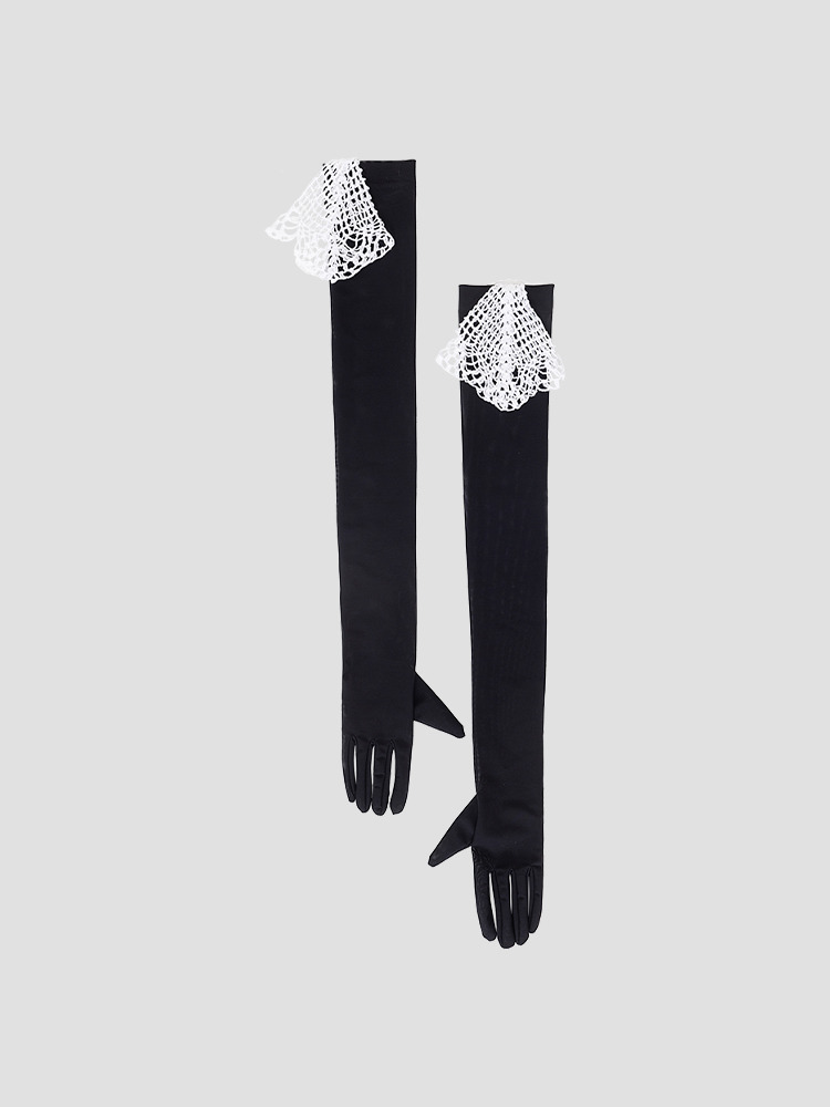 BLACK MILEU OPERA GLOVES  라케트 블랙 밀리유 오페라 글러브 - 아데쿠베