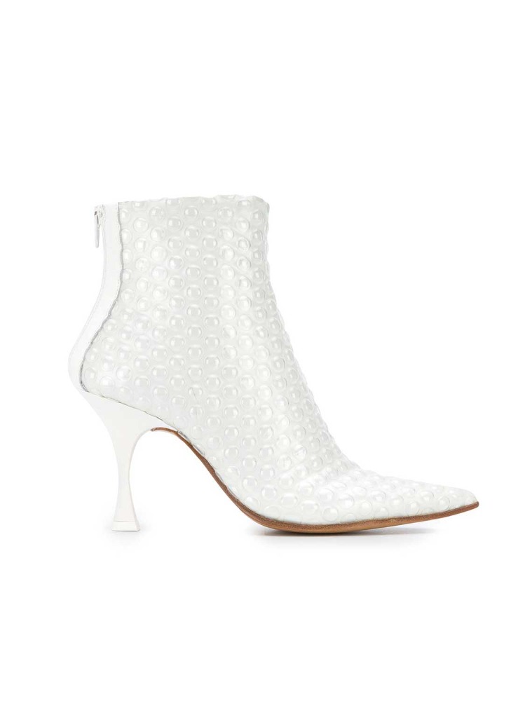 WHITE BUBBLE WRAP BOOTS  MM6 화이트 버블 랩 부츠 - 아데쿠베