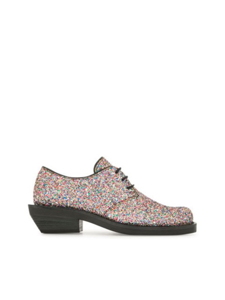 MULTI GLITTER LACE-UP SHOES  MM6 멀티 글리터 레이스 업 슈즈 - 아데쿠베