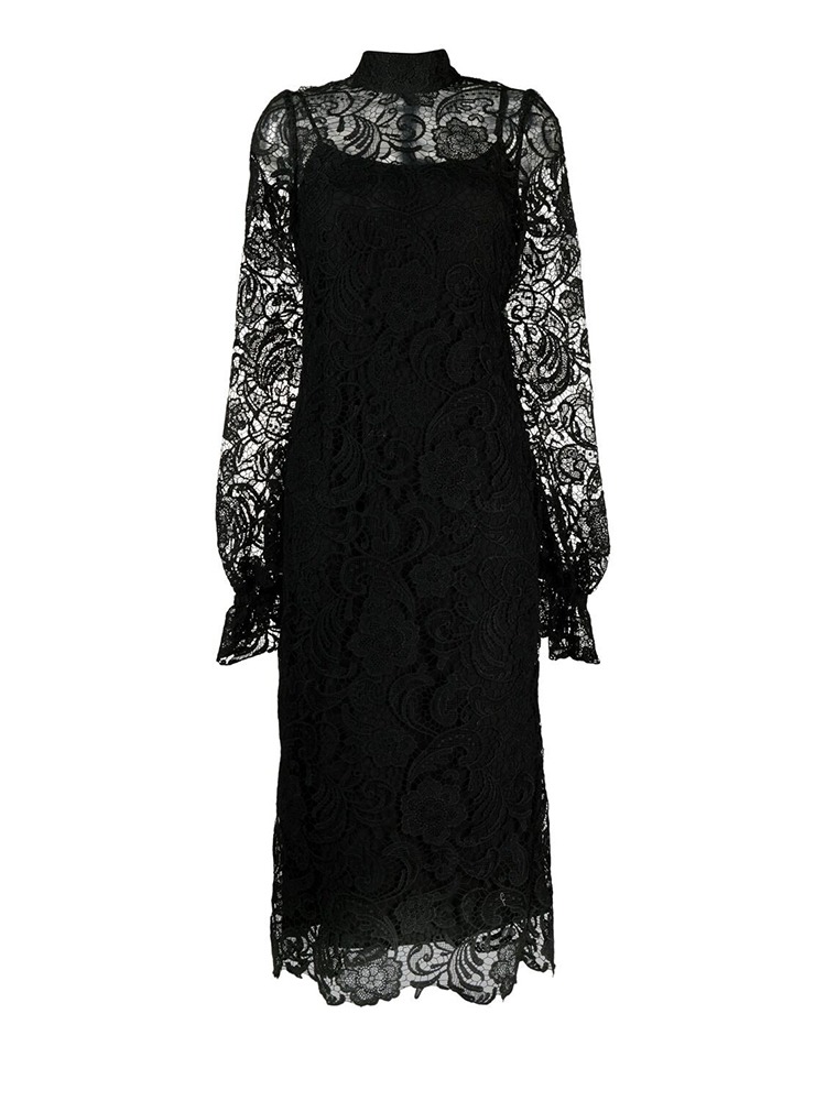 POLYESTER WOVEN DRESS 원더링 폴리에스터 우븐 드레스 - 아데쿠베